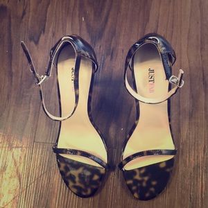 High heeled sandals